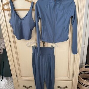 Women's Blue Activewear Set